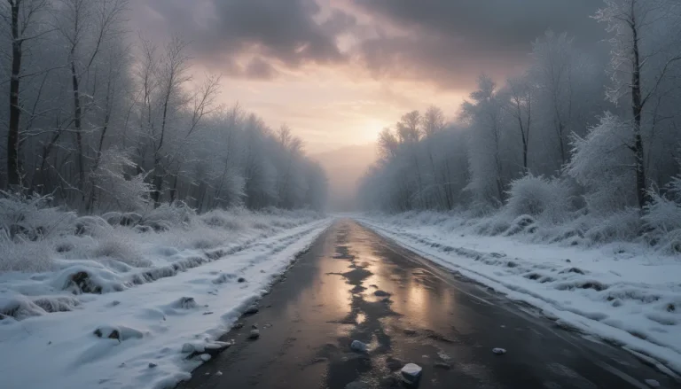 The Meaning of Dreaming About an Icy Road